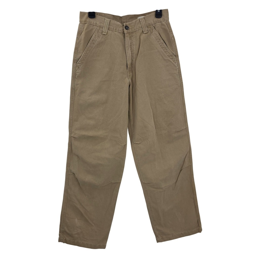 VTG Levis 579 Dry Goods Pants Mens 30x32 Beige Canvas Loose Baggy Two Horse